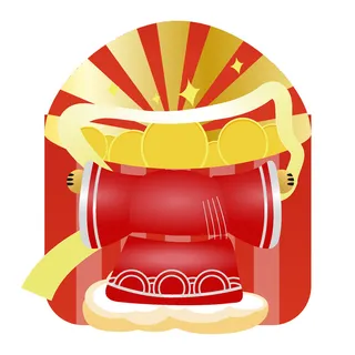 手绘2022虎年新年春节卡通老虎形象IP插画元素AI设计素材图案