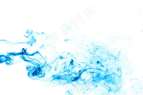 蓝色缥缈烟雾背景图片 蓝色缥缈烟雾背景图片