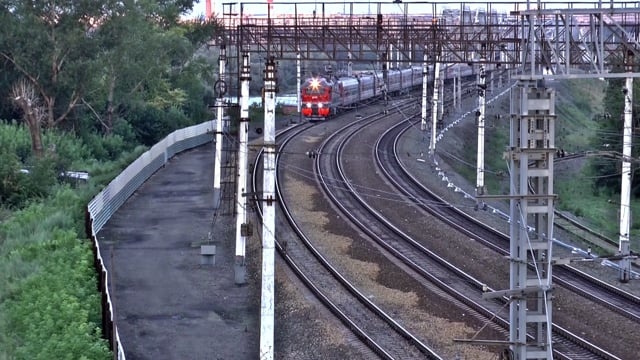 铁路, 火车, 货车, 移动, 导轨