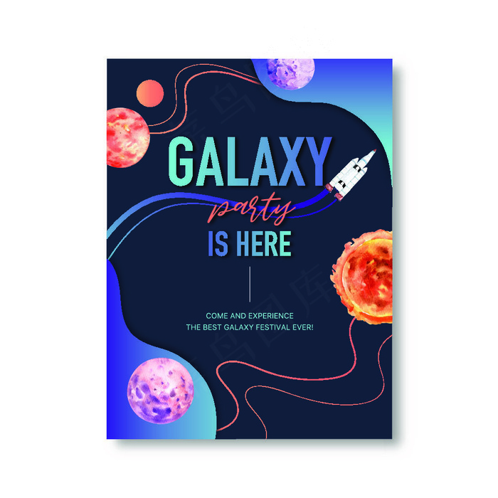 太空宇航员插画