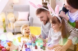 圣诞节快乐的家庭氛围室内场景