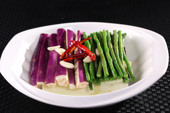 长豆角烧茄子