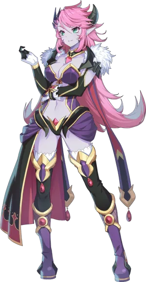 女战士素材人物卡通简笔