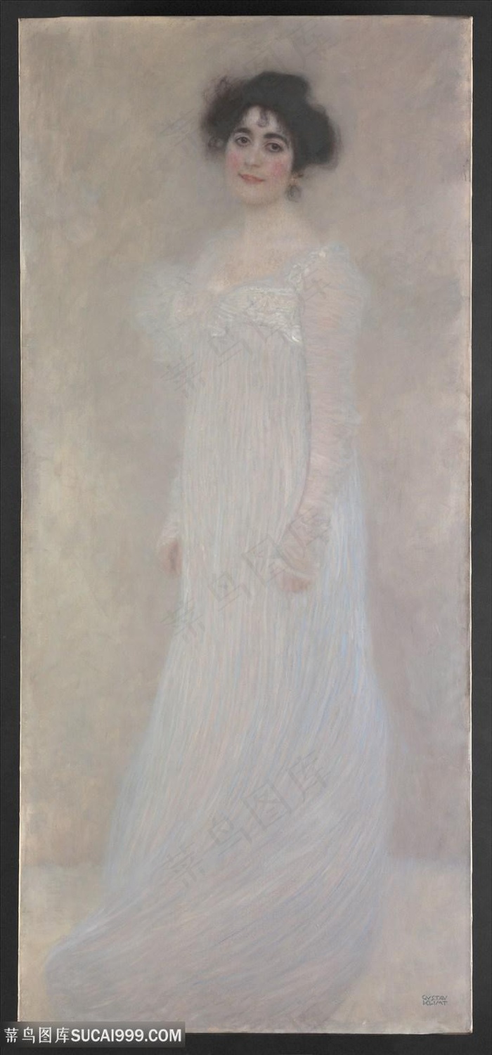 克里姆特油画妇女贵妇