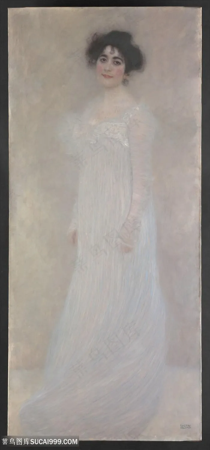 克里姆特油画妇女贵妇