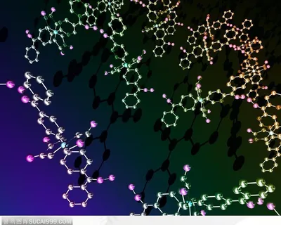 医学基因数码图-彩色的基因链 医学基因数码图-彩色的基因链