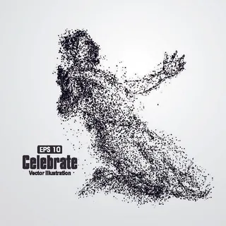 矢量科技动感粒子元素EPS运动人物动物点状创意矢量科幻设计素材 矢量科技动感粒子元素EPS运动人物动物点状创意矢量科幻设计素材