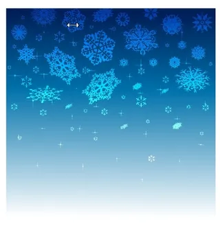 设计冬天雪花卡通背景