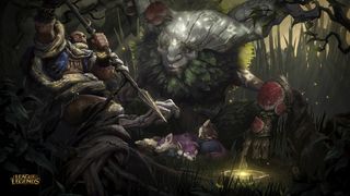 英雄联盟人物原画素材艾翁