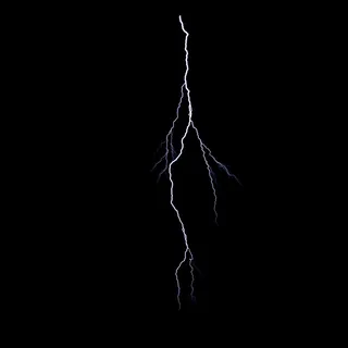 危险吓人的闪电