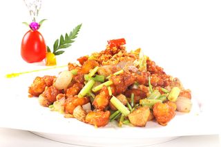 红芋头爆鸡软骨   46元一例