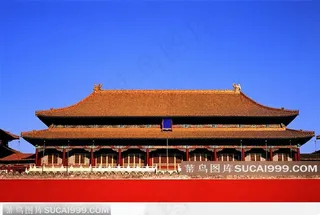 宏伟的故宫建筑