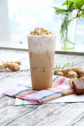 红糖姜汁拿铁广告