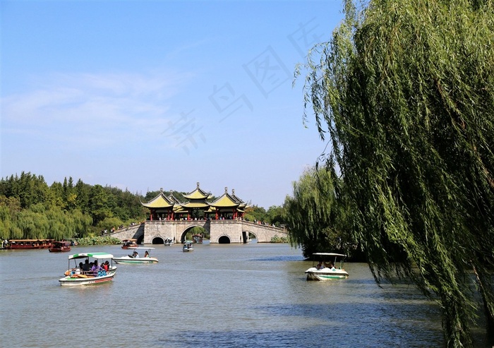 江苏瘦西湖风景图