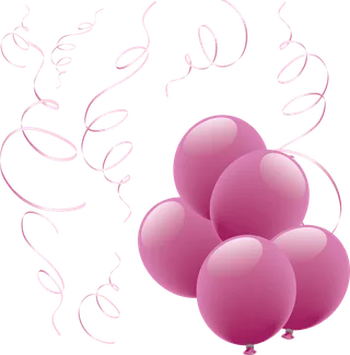 紫色活动气球