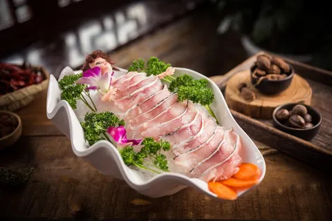 火锅菜品配菜鱼片鱼肉