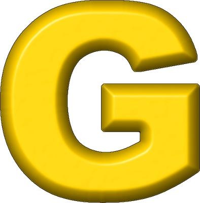字母G免抠(394x400)