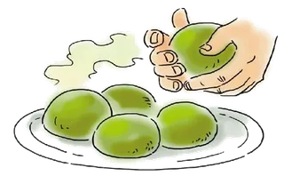 清明节海报设计插图卡通青团素材图片元素png透明背景