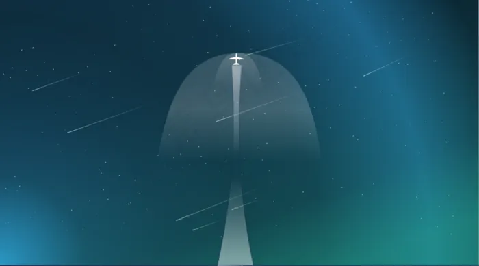 浪漫星空流星ppt模板