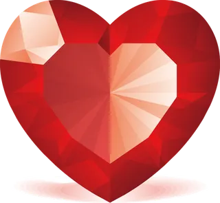 红钻石爱心情人节 