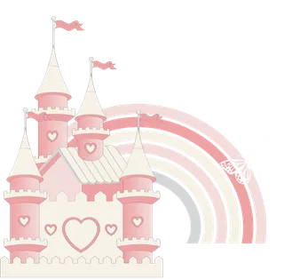 卡通风可爱城堡免扣PNG手绘插画图片 (28)