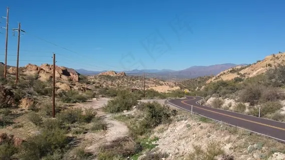 山, 自然, 公园, 路