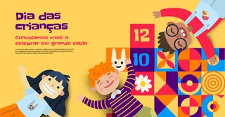 六一儿童节黄色卡通背景