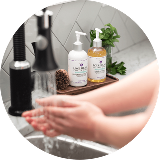 洗手图标圆形素材