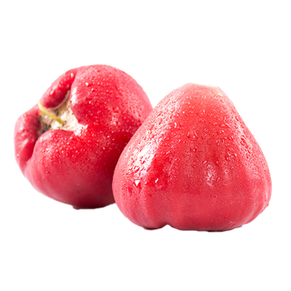 65莲雾 (5)水果超市商品白底图免抠实物摄影png格式图片透明底