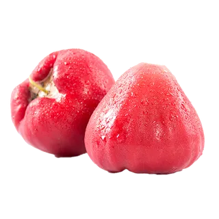 65莲雾 (5)水果超市商品白底图免抠实物摄影png格式图片透明底