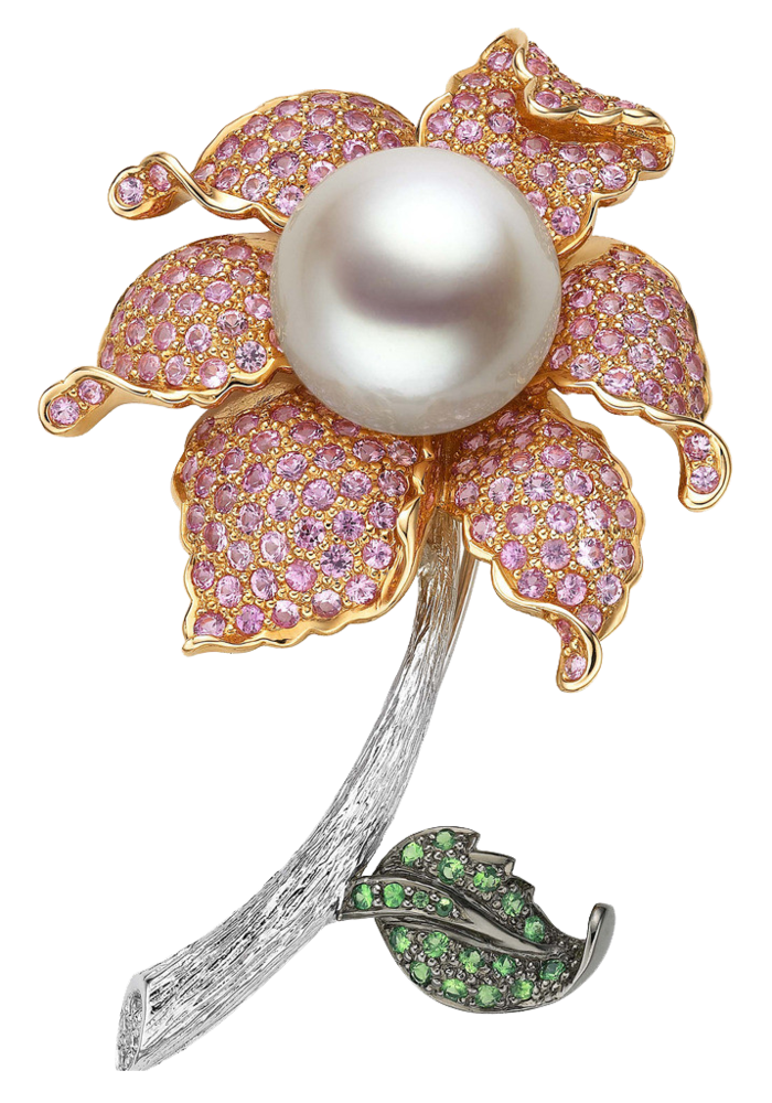 免抠胸针珍珠，水钻，花瓣