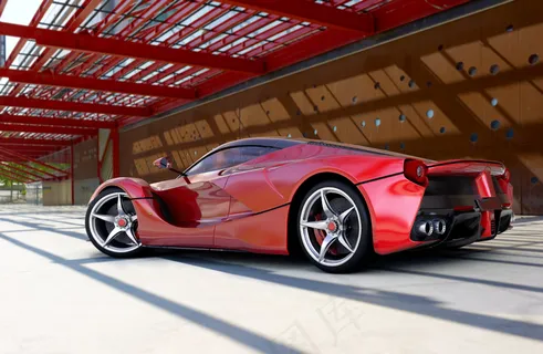红色跑车图片 红色跑车图片