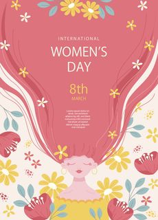 三八妇女节海报女神节海报