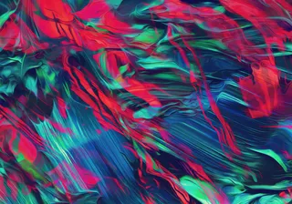 抽象艺术油漆颜料混色流体简笔背景