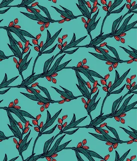 花卉唯美手绘花朵面料纹理手机壳布料面料印花服装矢量图案素材