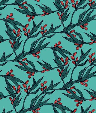 花卉唯美手绘花朵面料纹理手机壳布料面料印花服装矢量图案素材