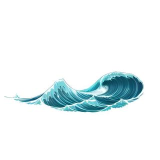 海浪浪花海洋免抠
