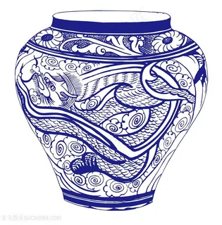 祥龙陶瓷国粹青花瓷中国风图片