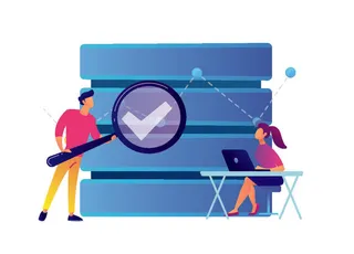 扁平化人物场景办公互联网等距ai矢量设计网页海报UI素材插画