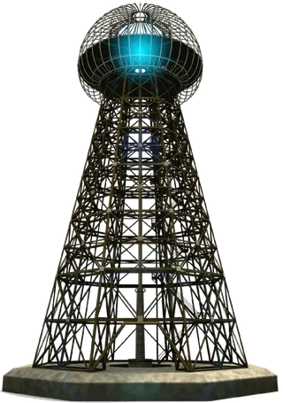 黑色灯塔金属塔楼