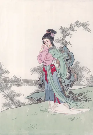 古代美女高清图素材图片格式  (3)