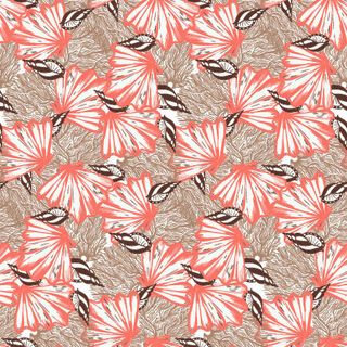 花卉唯美手绘花朵面料纹理手机壳布料面料印花服装矢量图案素材