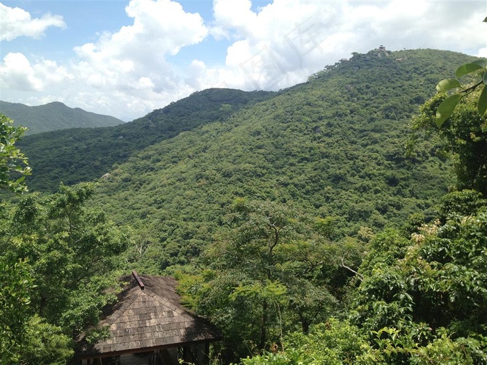 海南三亚绿色的山野