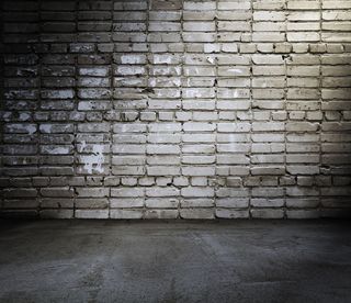 水泥地砖墙背景图片