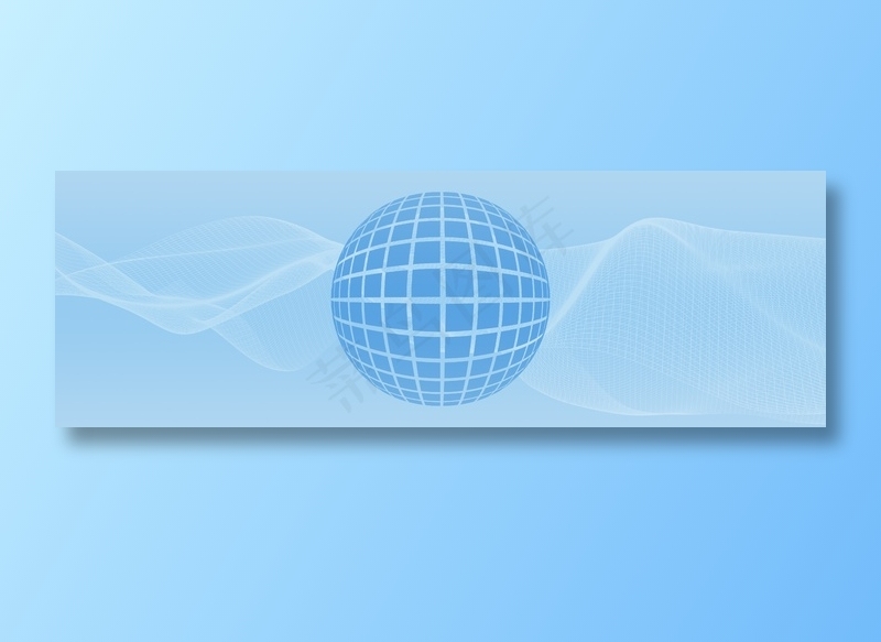 全球蓝色科技背景图片