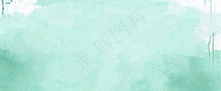 绿色水彩斑驳背景
