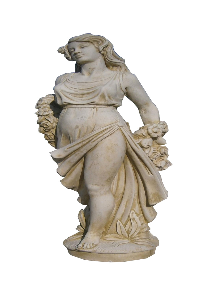 雕塑素材psd模版