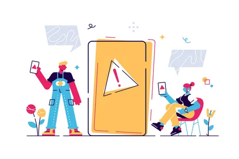 扁平化人物场景办公互联网等距ai矢量设计网页海报UI素材插画