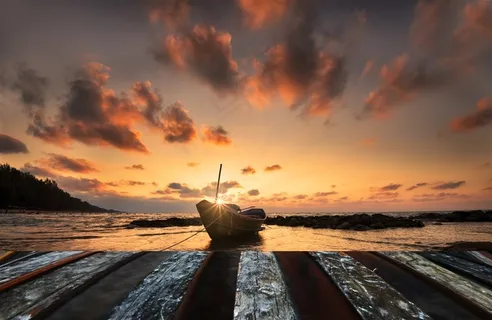唯美的船舶码头景色图片 唯美的船舶码头景色图片