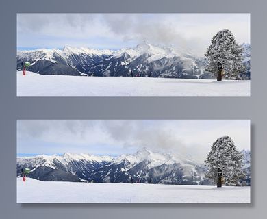 冬天自然背景风景